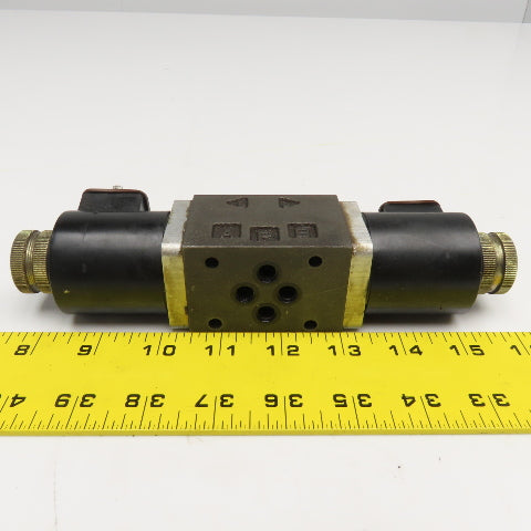 Nachi SA-G01-E3X-C1-11 4/2 Position Single Solenoid Hydraulic Valve 110V Coil