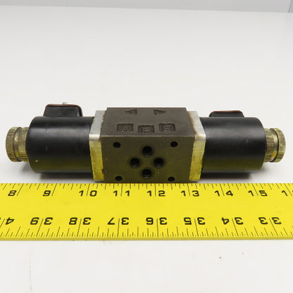 Nachi SA-G01-E3X-C1-11 4/2 Position Single Solenoid Hydraulic Valve 110V Coil