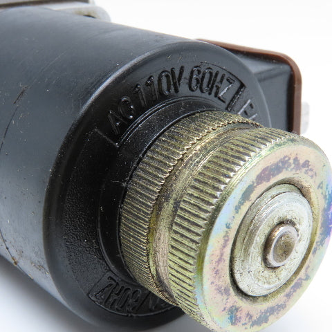 Nachi SA-G01-E3X-C1-11 4/2 Position Single Solenoid Hydraulic Valve 110V Coil