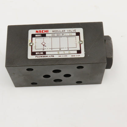 Nachi OC-G01-P1-10 Hydraulic Modular Check Valve
