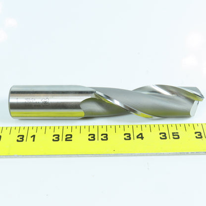 OSG 52551 1" Square End Mill Center Cutting 2 Flute 3" LOC 1" Shank 5-1/2" OAL