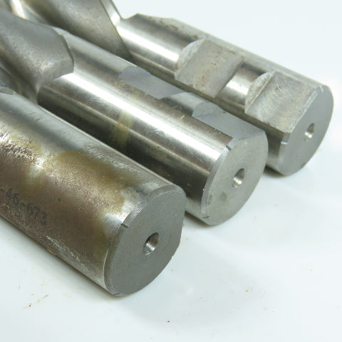 1" Square End Mill 2 Flute 3" LOC 1" Weldon Shank 5-1/2" OAL Lot of 3