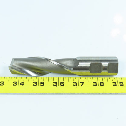 1" Square End Mill 2 Flute 3" LOC 1" Weldon Shank 5-1/2" OAL Lot of 3
