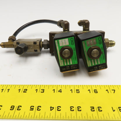 CKD GA84126 Solenoid Valve Assembly Manifold 110V Coil