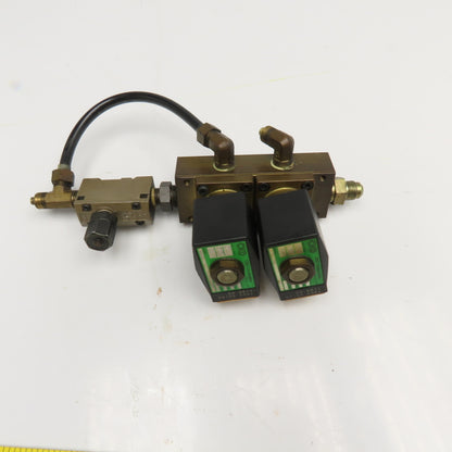 CKD GA84126 Solenoid Valve Assembly Manifold 110V Coil
