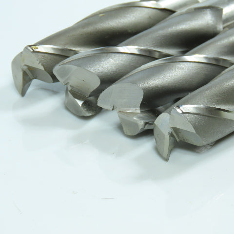 1" Square End Mill 2 Flute 3" LOC 1" Weldon Shank 5-1/2" OAL Lot of 3