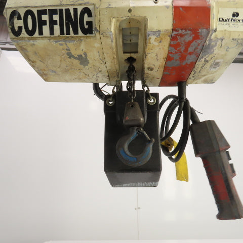 Coffing EC-0516.4 1/4 Ton 500LB Electric Chain Hoist 10' Lift 8FPM 460V 3PH