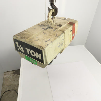 Coffing EC-0516.4 1/4 Ton 500LB Electric Chain Hoist 10' Lift 8FPM 460V 3PH