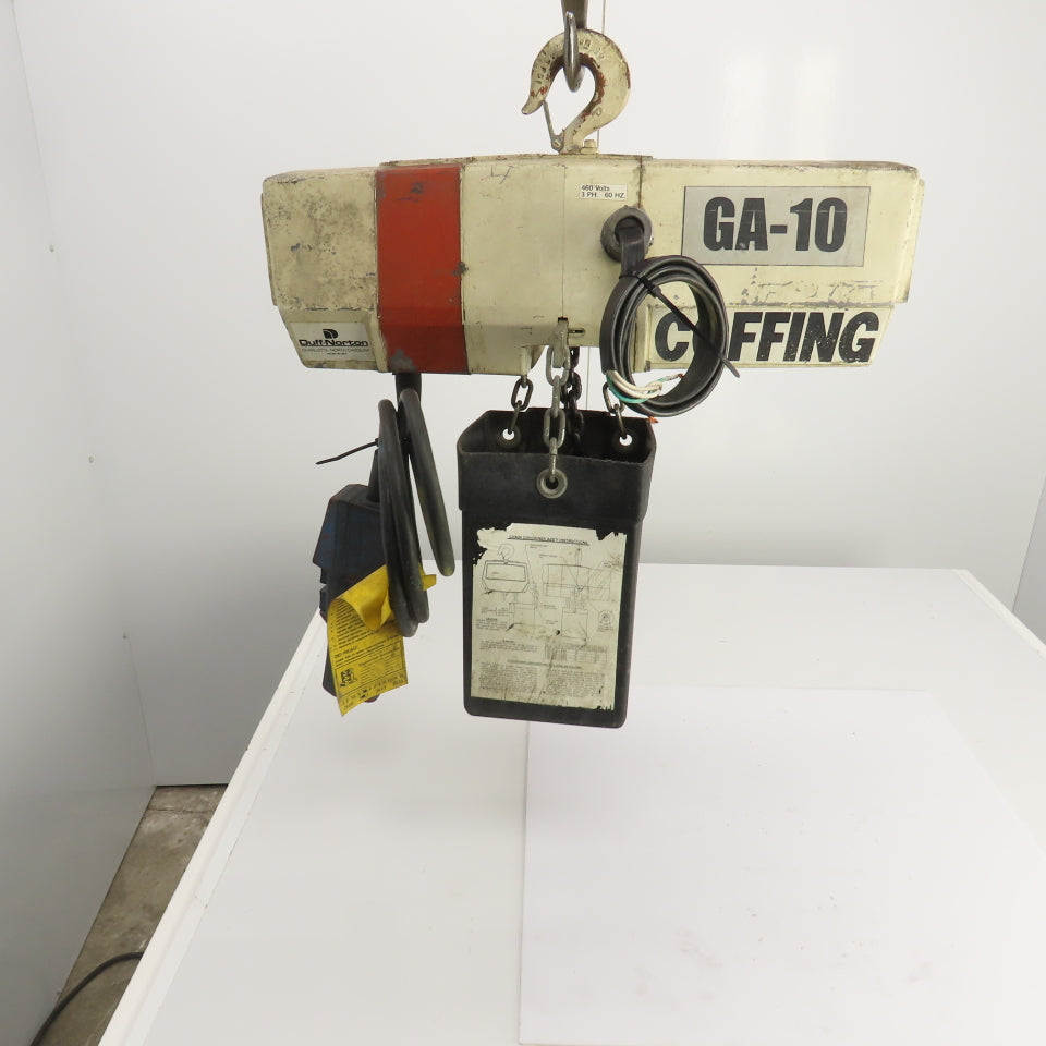 Coffing EC-0516.4 1/4 Ton 500LB Electric Chain Hoist 10' Lift 8FPM 460V 3PH