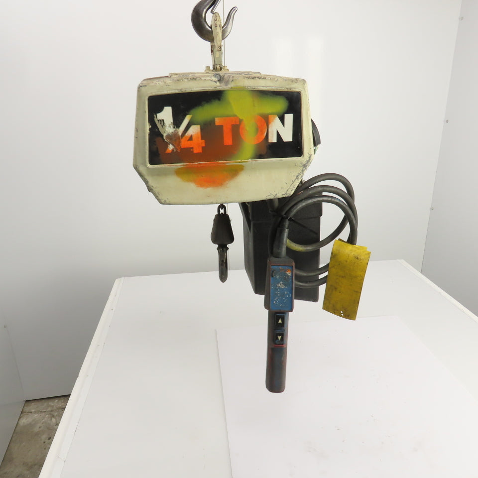 Coffing EC-0516.4 1/4 Ton 500LB Electric Chain Hoist 10' Lift 8FPM 460V 3PH