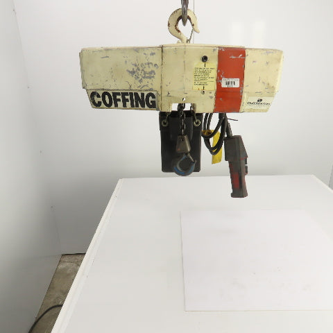 Coffing EC-0516.4 1/4 Ton 500LB Electric Chain Hoist 10' Lift 8FPM 460V 3PH