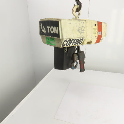 Coffing EC-0516.4 1/4 Ton 500LB Electric Chain Hoist 10' Lift 8FPM 460V 3PH