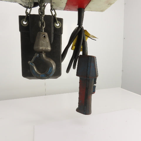 Coffing EC-0516.4 1/4 Ton 500LB Electric Chain Hoist 10' Lift 8FPM 460V 3PH