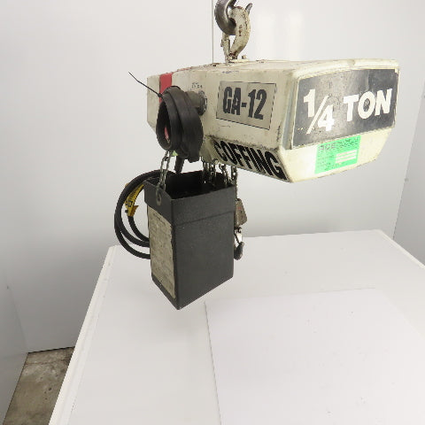 Coffing EC-0516.4 1/4 Ton 500LB Electric Chain Hoist 10' Lift 8FPM 460V 3PH