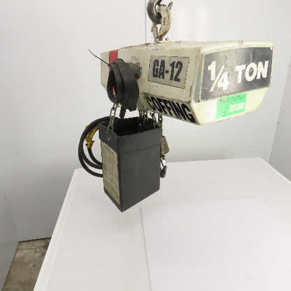Coffing EC-0516.4 1/4 Ton 500LB Electric Chain Hoist 10' Lift 8FPM 460V 3PH