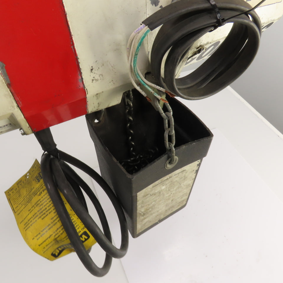 Coffing EC-0516.4 1/4 Ton 500LB Electric Chain Hoist 10' Lift 8FPM 460V 3PH
