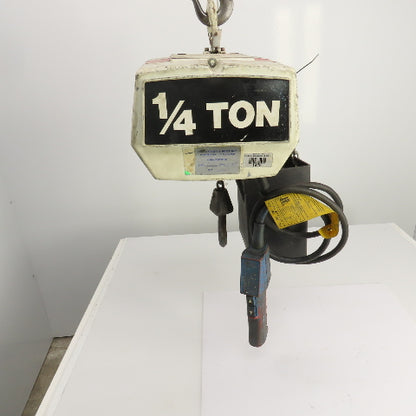 Coffing EC-0516.4 1/4 Ton 500LB Electric Chain Hoist 10' Lift 8FPM 460V 3PH