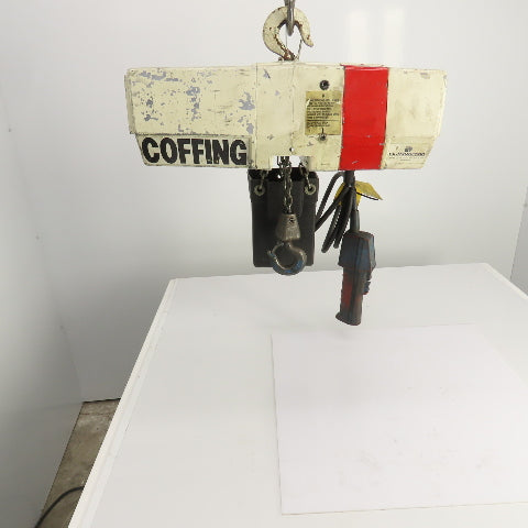 Coffing EC-0516.4 1/4 Ton 500LB Electric Chain Hoist 10' Lift 8FPM 460V 3PH