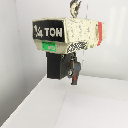 Coffing EC-0516.4 1/4 Ton 500LB Electric Chain Hoist 10' Lift 8FPM 460V 3PH