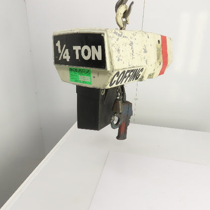 Coffing EC-0516.4 1/4 Ton 500LB Electric Chain Hoist 10' Lift 8FPM 460V 3PH