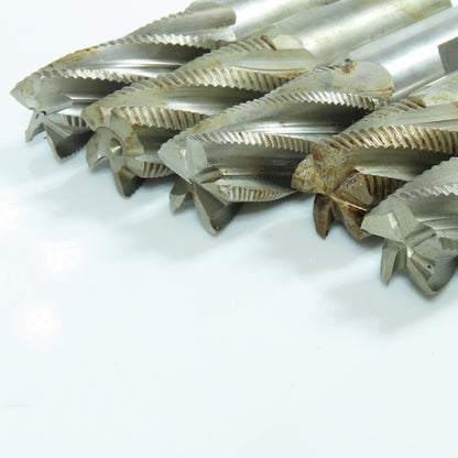 Resharpened 1" Square End Mill 5 Flute 1" Shank Lot of 5