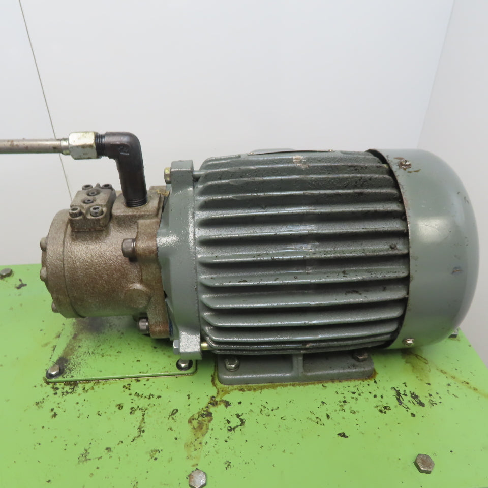 2HP 19 Gallon Hydraulic Power Unit 220/380V 50Hz 3Ph W/Valves VK1F-1AM-2401 Pump