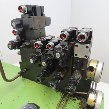 2HP 19 Gallon Hydraulic Power Unit 220/380V 50Hz 3Ph W/Valves VK1F-1AM-2401 Pump