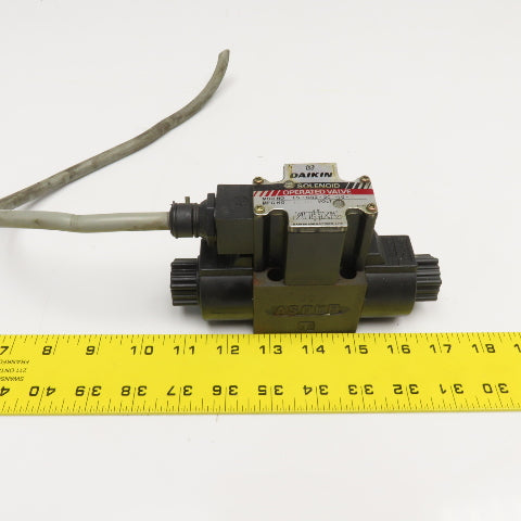 Daikin LS-G02-2CA-10-N 4/3 Position Closed Center Hydraulic Valve 100V Coil