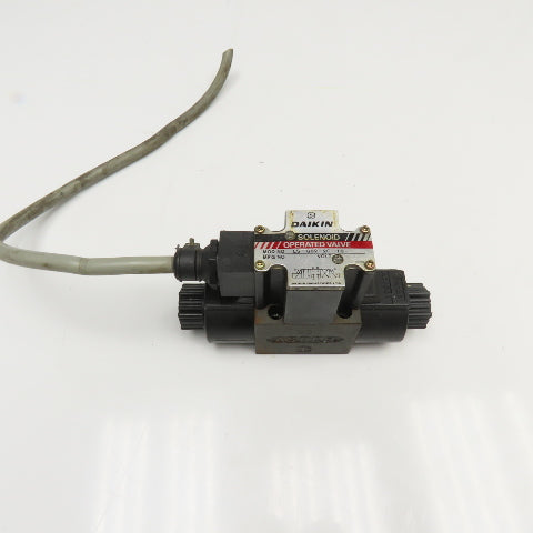Daikin LS-G02-2CA-10-N 4/3 Position Closed Center Hydraulic Valve 100V Coil