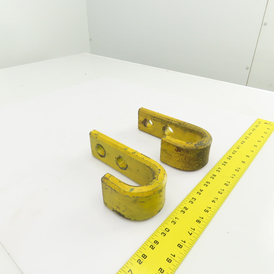 Heavy Duty Industrial 2" J-Hook/Pipe Hanger 7-1/2" L x 2-1/4" W Lot Of 2