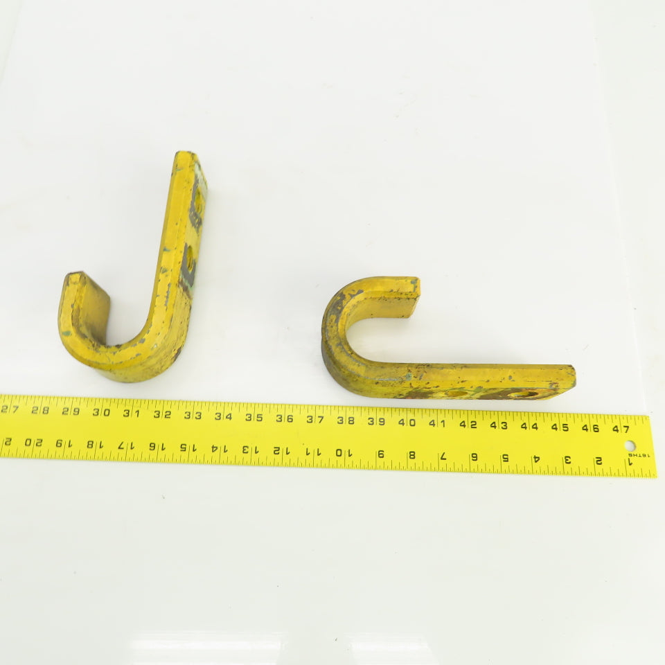 Heavy Duty Industrial 2" J-Hook/Pipe Hanger 7-1/2" L x 2-1/4" W Lot Of 2