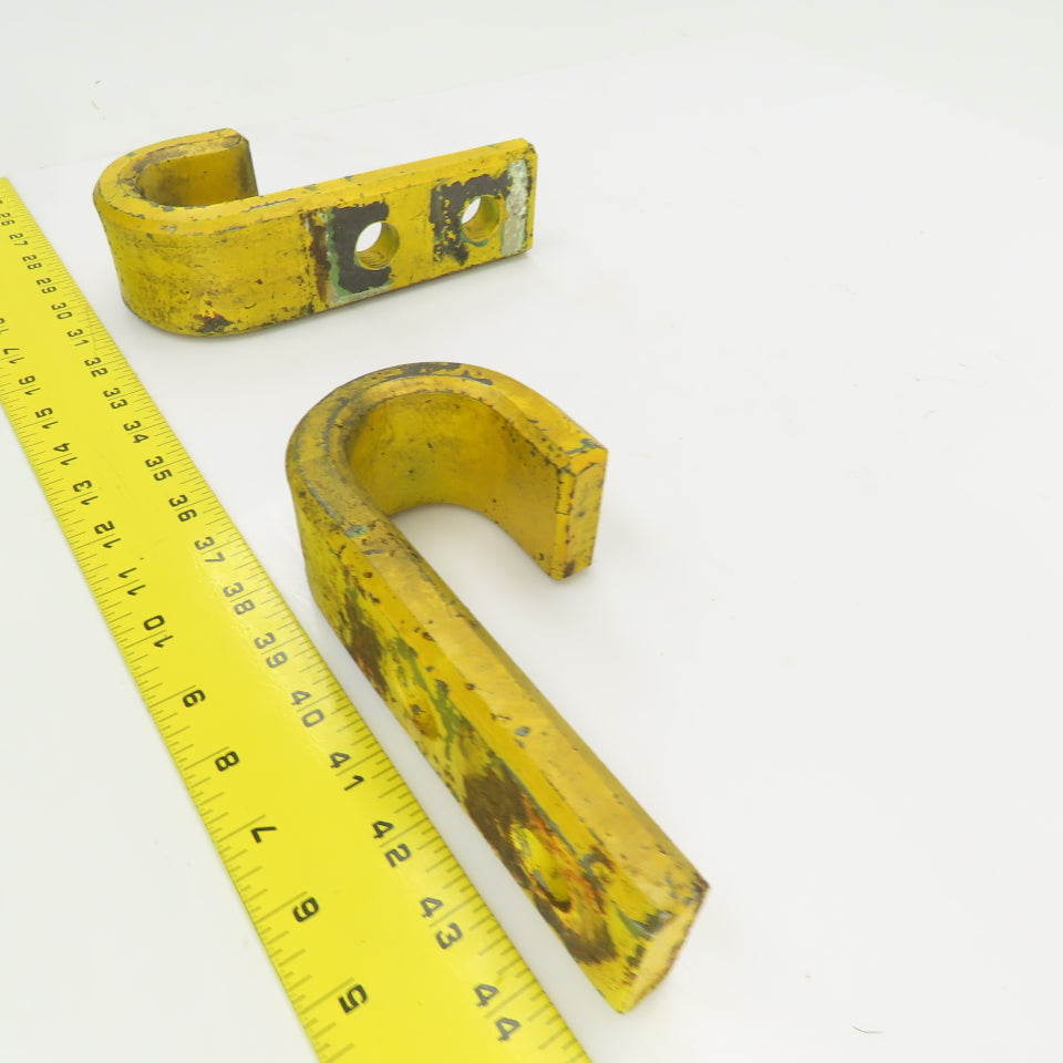 Heavy Duty Industrial 2" J-Hook/Pipe Hanger 7-1/2" L x 2-1/4" W Lot Of 2