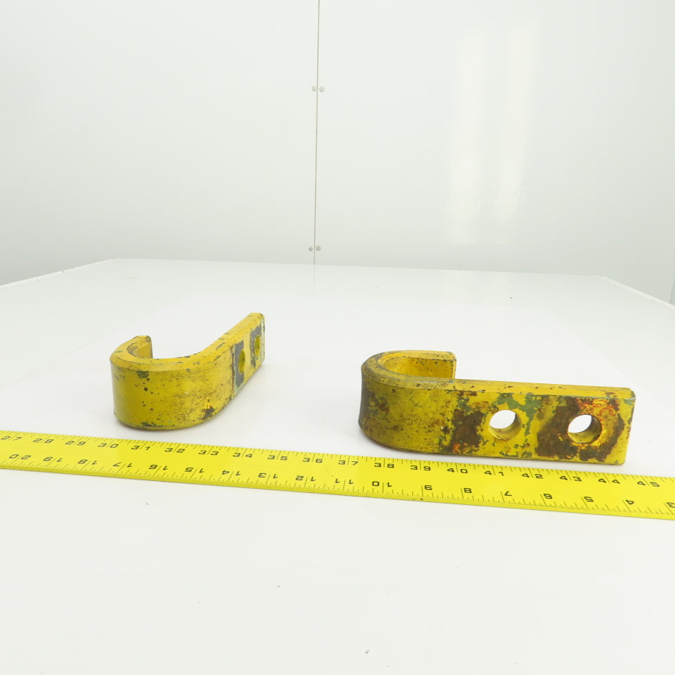 Heavy Duty Industrial 2" J-Hook/Pipe Hanger 7-1/2" L x 2-1/4" W Lot Of 2