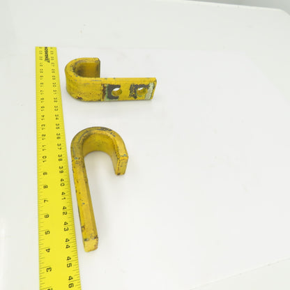 Heavy Duty Industrial 2" J-Hook/Pipe Hanger 7-1/2" L x 2-1/4" W Lot Of 2