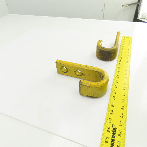 Heavy Duty Industrial 2" J-Hook/Pipe Hanger 7-1/2" L x 2-1/4" W Lot Of 2