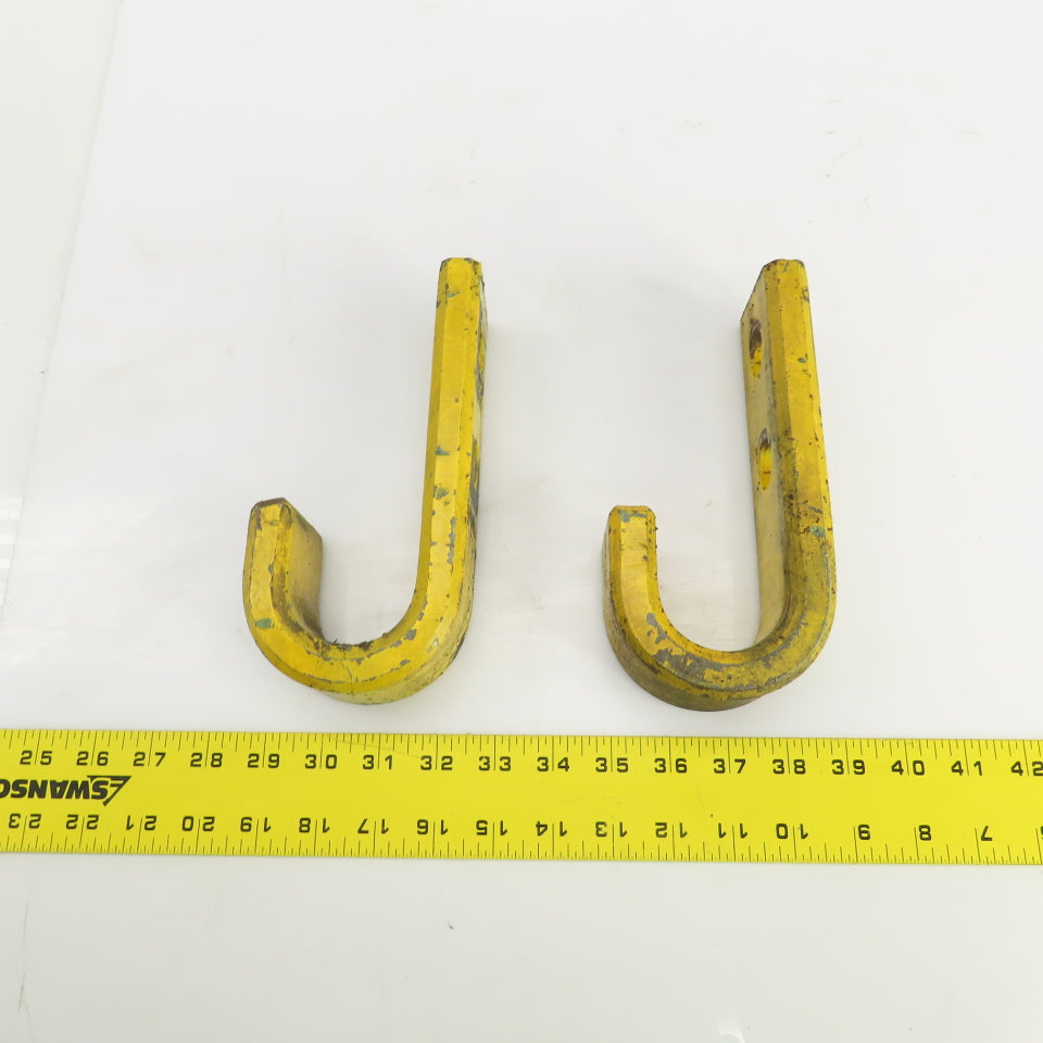 Heavy Duty Industrial 2" J-Hook/Pipe Hanger 7-1/2" L x 2-1/4" W Lot Of 2