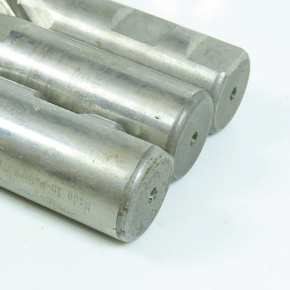 Resharpened 1" Square End Mill 5 Flute 1" Shank Lot of 3