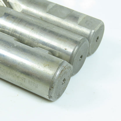 Resharpened 1" Square End Mill 5 Flute 1" Shank Lot of 3