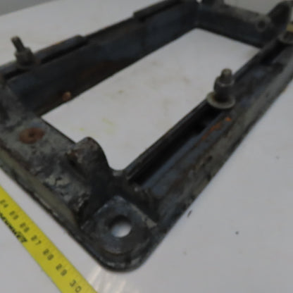 Vintage Large Cast Iron Adjustable Motor Mount 12" Center to Center of Bolts