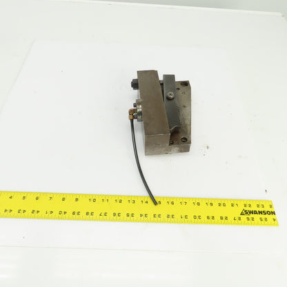 Pneumatic Single Serrated Jaw Clamping Device 2-1/4" x 1/2" Jaw