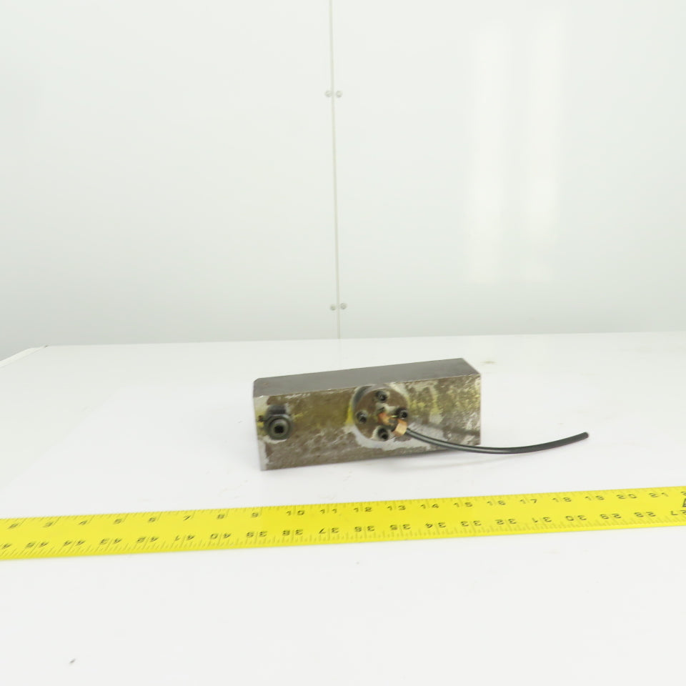 Pneumatic Single Serrated Jaw Clamping Device 2-1/4" x 1/2" Jaw