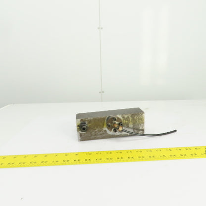 Pneumatic Single Serrated Jaw Clamping Device 2-1/4" x 1/2" Jaw