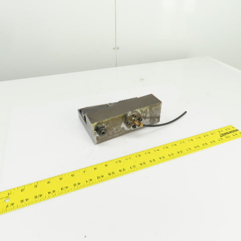 Pneumatic Single Serrated Jaw Clamping Device 2-1/4" x 1/2" Jaw