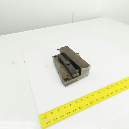 Pneumatic Single Serrated Jaw Clamping Device 2-1/4" x 1/2" Jaw