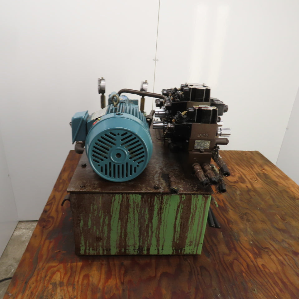 Daikin Y473048A-4 14 Gallon 1.5kW Hydraulic Power Unit 220V 3PH W/V15AIR-95 Pump