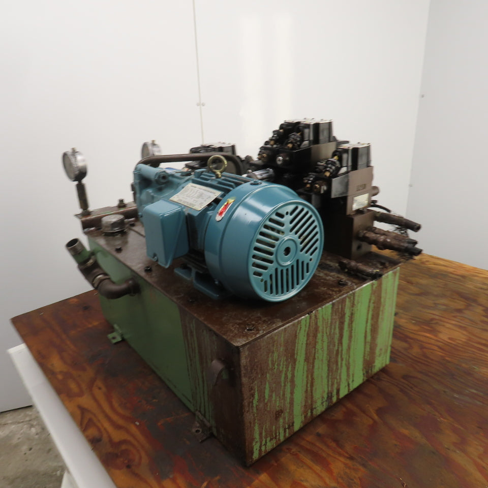 Daikin Y473048A-4 14 Gallon 1.5kW Hydraulic Power Unit 220V 3PH W/V15AIR-95 Pump