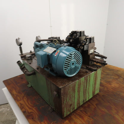 Daikin Y473048A-4 14 Gallon 1.5kW Hydraulic Power Unit 220V 3PH W/V15AIR-95 Pump
