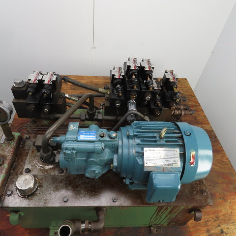 Daikin Y473048A-4 14 Gallon 1.5kW Hydraulic Power Unit 220V 3PH W/V15AIR-95 Pump