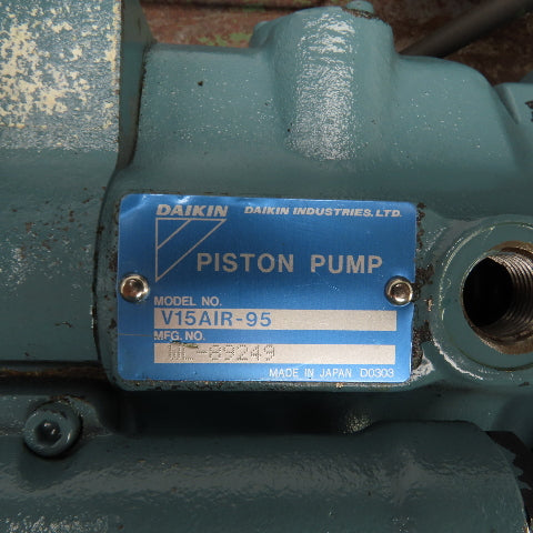 Daikin Y473048A-4 14 Gallon 1.5kW Hydraulic Power Unit 220V 3PH W/V15AIR-95 Pump