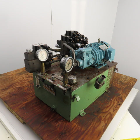 Daikin Y473048A-4 14 Gallon 1.5kW Hydraulic Power Unit 220V 3PH W/V15AIR-95 Pump